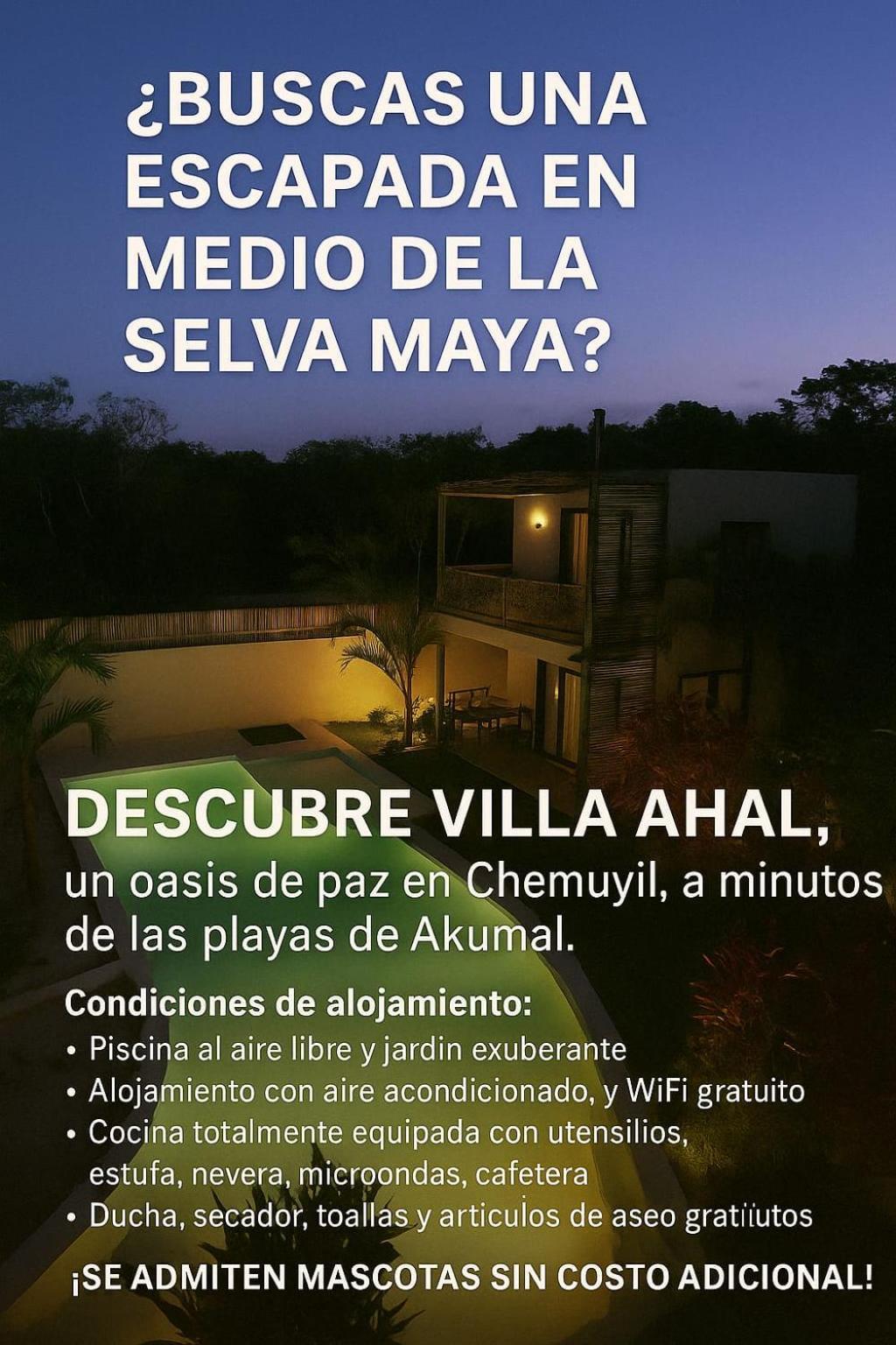 Villa Ahal, Chemuyil Exterior foto